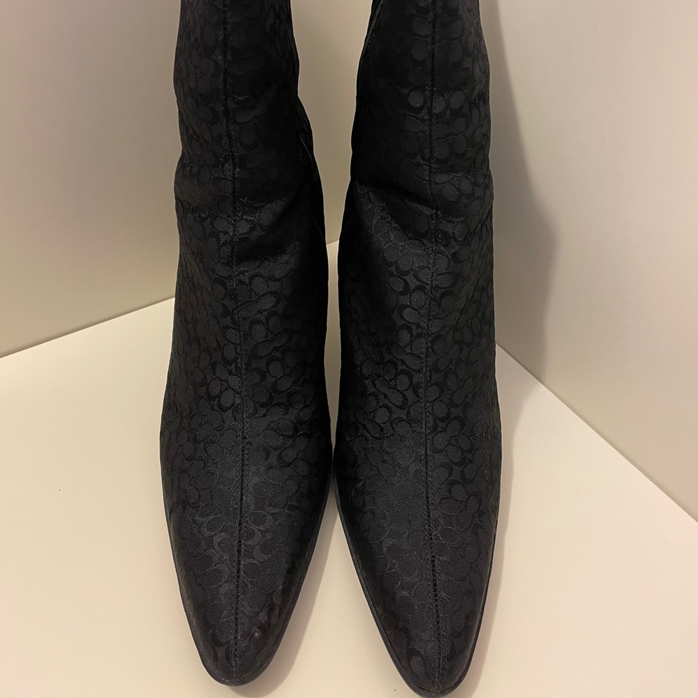Coach booties black size 9